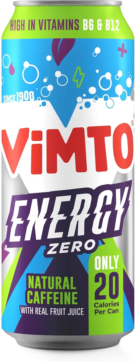 Vimto Energy No Added Sugar 12 x 500ml